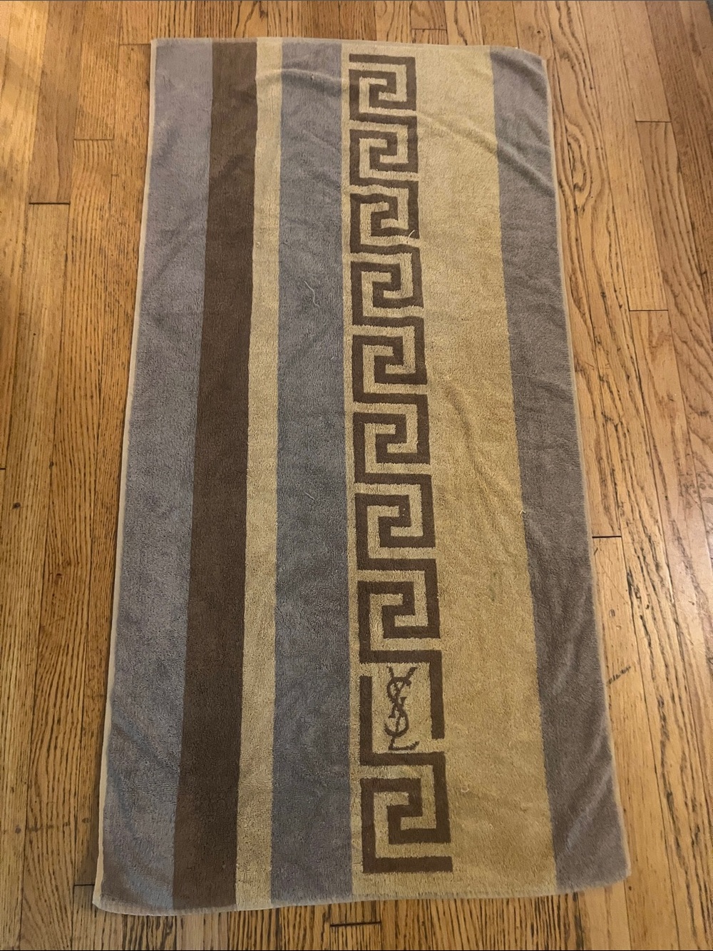 YSL Vintage Towel  24 1/2”W x 48”L